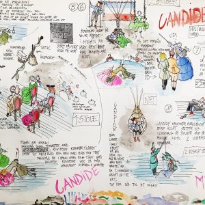 KARIN TRILLE HØY - KOSTUMETEGNINGER