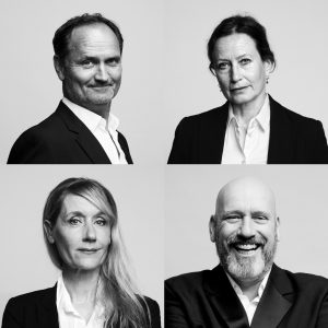 Niels Ellegaard, Sarah Boberg, Anette Støvelbæk og Peter Oliver Hansen. Foto: Robin Skjoldborg