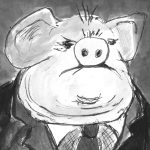 ANIMAL FARM drawn by Vivienne McKee