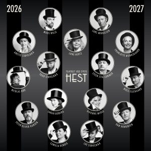 Teatret ved Sorte Hest, sæson 2026-27. Foto: Robin Skjoldborg. Grafik: Mike Tylak.